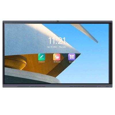 Tableau blanc à panneau plat interactif d'OEM 4K Digital de pouce de Smart d'écran tactile multi de H11S 86