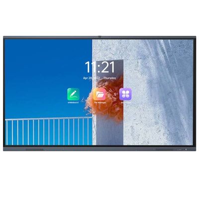 H10S 75&quot; moniteur à panneau plat interactif futé d'écran tactile de l'école 4K