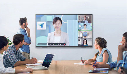 H10S 75&quot; moniteur à panneau plat interactif futé d'écran tactile de l'école 4K