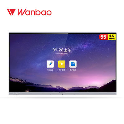 Moniteur interactif d'écran tactile, 65&quot; tableau blanc interactif de conseil futé