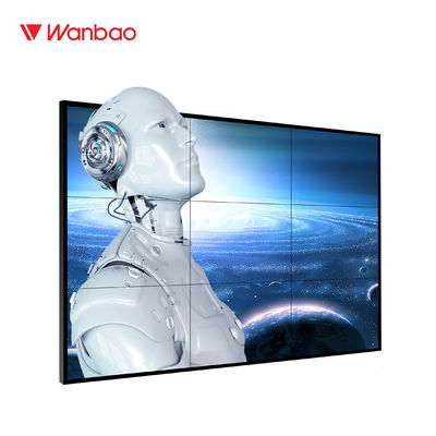46 mur étroit de épissure superbe de l'affichage à cristaux liquides de l'encadrement 6.3mm d'écran d'affichage à cristaux liquides de pouce 3x3 TV