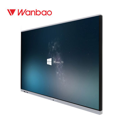 Tableau blanc fixé au mur 65&quot; d'écran tactile écriture précise d'affichage numérique de 4K