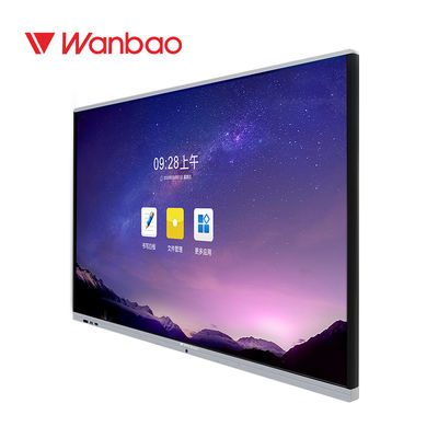 Plancher tenant le Signage interactif futé 65&quot; de Digital de tableau blanc