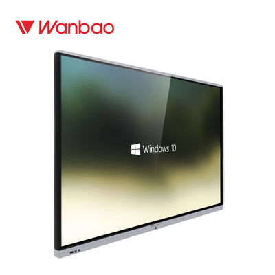 Écran interactif intelligent électronique de 75 de pouce multimédia de tableau blanc pour des affaires