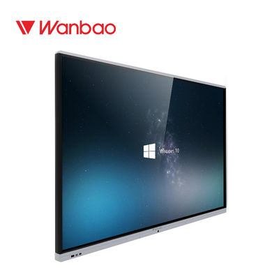 Tableau blanc fixé au mur 65&quot; d'écran tactile écriture précise d'affichage numérique de 4K