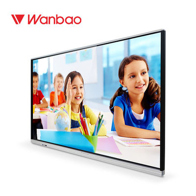 Affichage interactif 4K électronique HD de tableau blanc d'écran tactile de corps