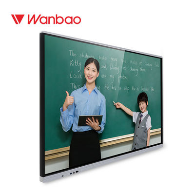 20 points de contact de tableau blanc interactif d'éducation multimédia de 65 pouces