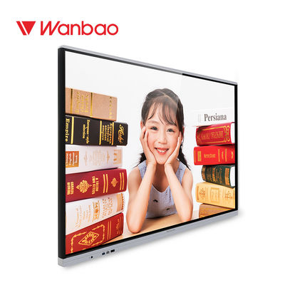 Affichage interactif 4K électronique HD de tableau blanc d'écran tactile de corps