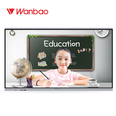 86 système de salle de classe interactive futée de l'écran plat 4K Digital de pouce double