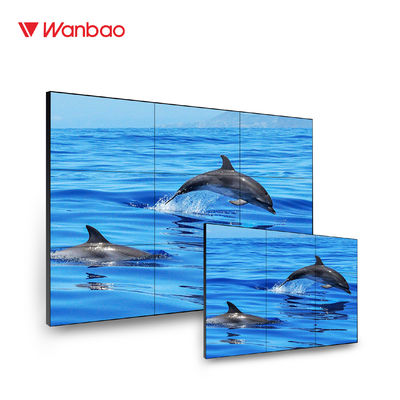 55&quot; A FAIT l'affichage de mur visuel d'affichage à cristaux liquides avec l'encadrement étroit 5.3mm avec le contre-jour de LED