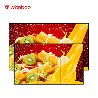 46&quot; panneau de mur de épissure d'affichage à cristaux liquides d'écran d'affichage à cristaux liquides avec l'éclat 800nits avec l'atterrisseur