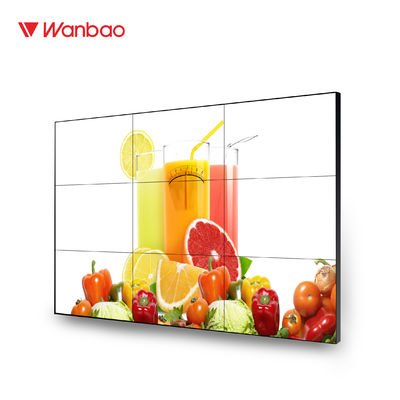 Affichage de mur multi du panneau TV mur visuel d'affichage à cristaux liquides de 55 de pouce tailles d'écran tactile grandes