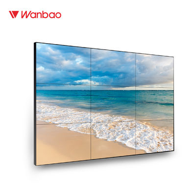 55&quot; A FAIT l'affichage de mur visuel d'affichage à cristaux liquides avec l'encadrement étroit 5.3mm avec le contre-jour de LED