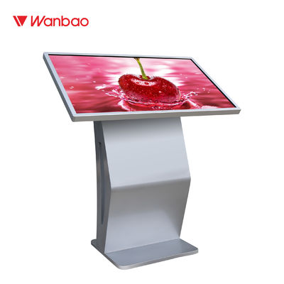 Kiosque interactif horizontal d'écran tactile 65 pouces pour la publicité d'aéroport