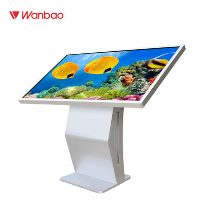 Kiosque horizontal adapté aux besoins du client de service d'individu d'affichage à cristaux liquides de machine de question d'écran tactile de Digital