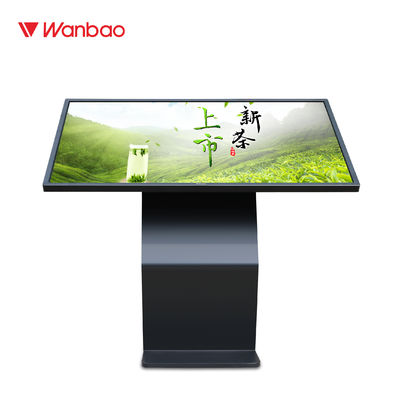 Kiosque horizontal adapté aux besoins du client de service d'individu d'affichage à cristaux liquides de machine de question d'écran tactile de Digital