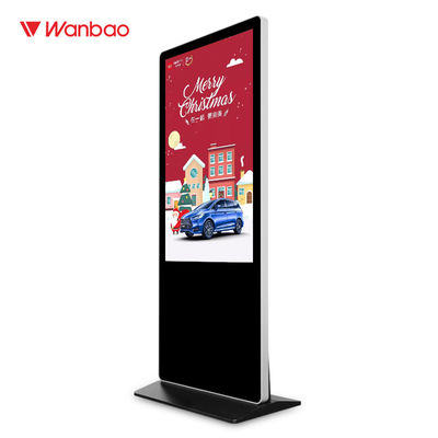 Plancher tenant le Signage de Digital d'écran tactile de LED pour la publicité d'intérieur