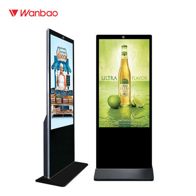 43&quot; 50&quot; 55&quot; 65&quot; kiosque debout d'écran tactile de plancher commercial pour le centre commercial