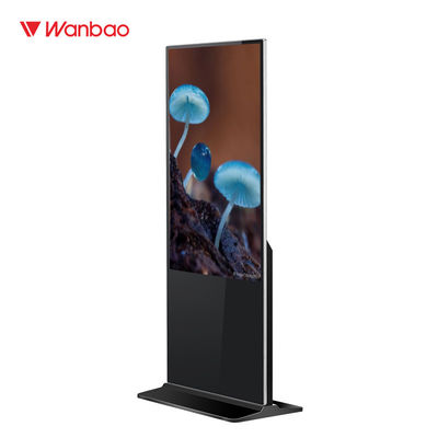 Vision large d'individu d'affichage à cristaux liquides Infared de 55 pouces de kiosque à panneau plat interactif de service