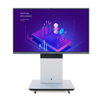 Cadre H8Q interactif d'alliage d'aluminium contact futé du moniteur IR de conseil de 75 pouces