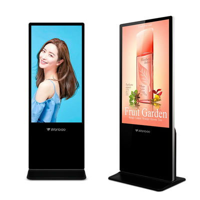 Langue multiple d'affichage à cristaux liquides Digital de 65 pouces de Signage de joueur d'intérieur de la publicité