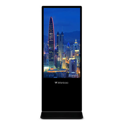 Langue multiple d'affichage à cristaux liquides Digital de 65 pouces de Signage de joueur d'intérieur de la publicité