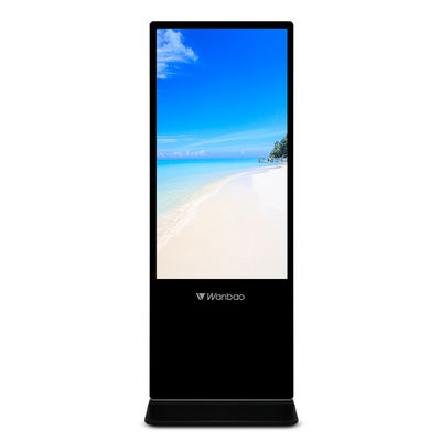 Affichage 55&quot; de kiosque de la publicité de verre trempé d'Android d'écran tactile
