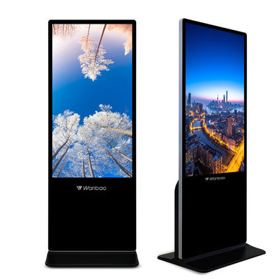 55 écran tactile de totem de Signage de pouce 4k Android Digital