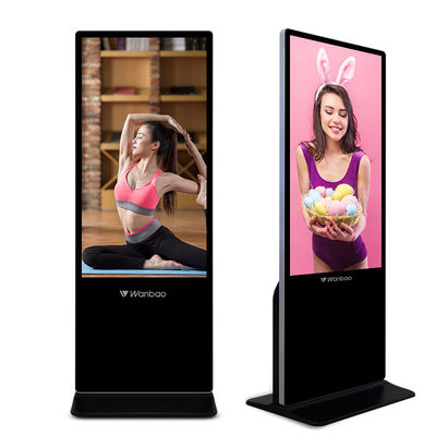 55 écran tactile de totem de Signage de pouce 4k Android Digital