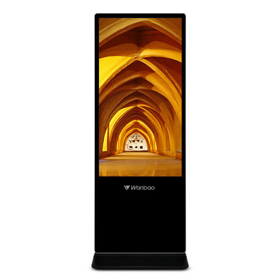 Affichage 55&quot; de kiosque de la publicité de verre trempé d'Android d'écran tactile