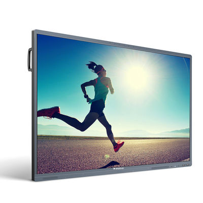 65 pouces UHD 4k ont mené le panneau futé TV avec le PC toute d'affichage à cristaux liquides de moniteur interactif d'écran tactile dans un