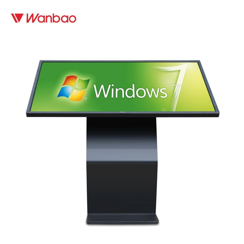 Contact tout de kiosque d'hôpital dans un affichage d'affichage à cristaux liquides de Windows de machine de question pour le mail