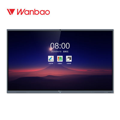 Équipement éducatif électronique de conseil futé interactif de Digital pouce de /65/75/86/100 des écoles 55