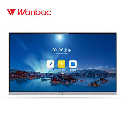 75" plancher interactif intelligent de conseil de salle de classe de Digital Touch debout tout dans un PC